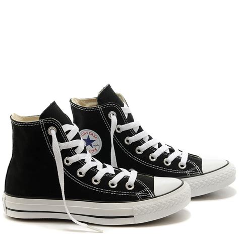 black canvas high tops.